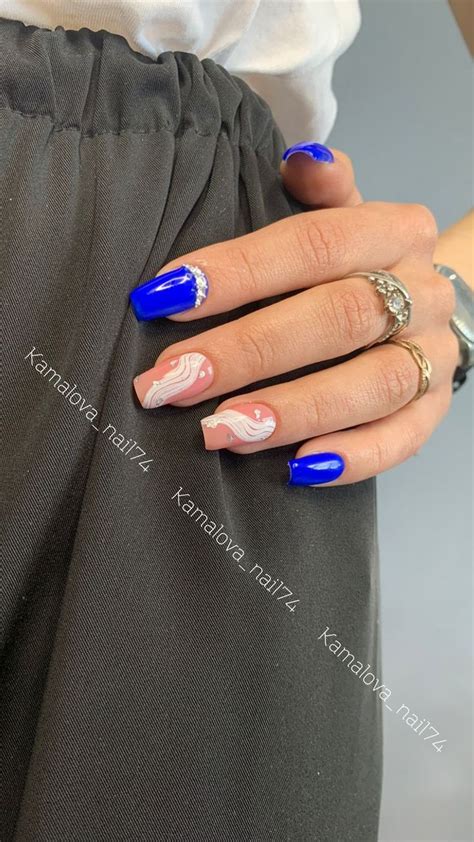 Популярный синий, | Nails, Beauty