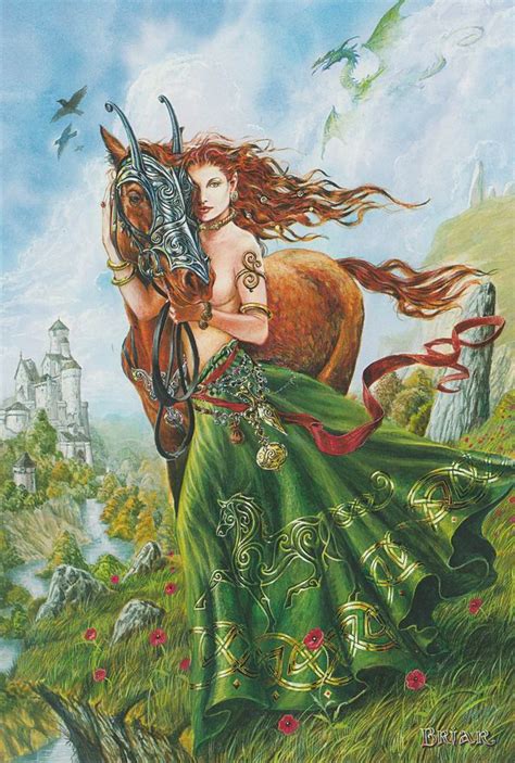 “Rhiannon” Celtic Mythology Card by Briar | Dragonrat Jewellery