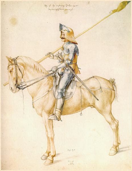 Knight On Horseback, 1498 - Albrecht Durer - WikiArt.org