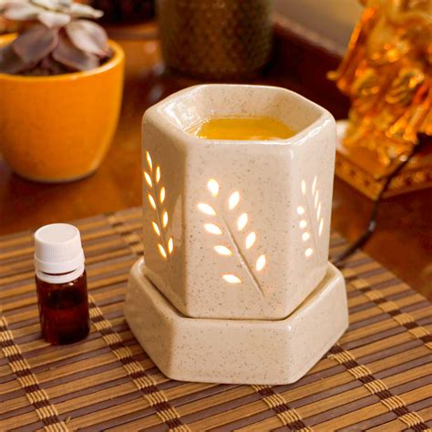 white hexagonal shape diffuser winni