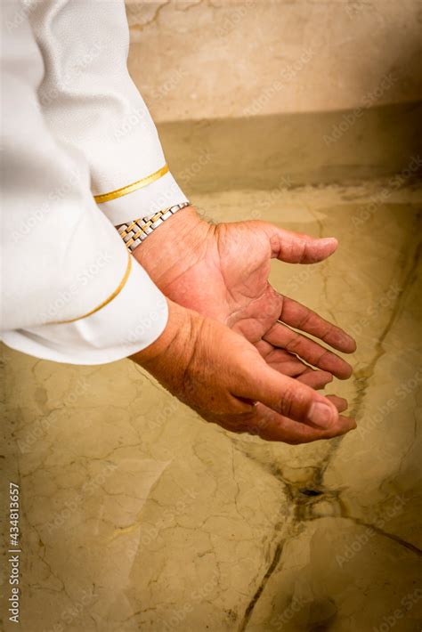 Sacraments of the Catholic Christian religion in church. Stock Photo ...