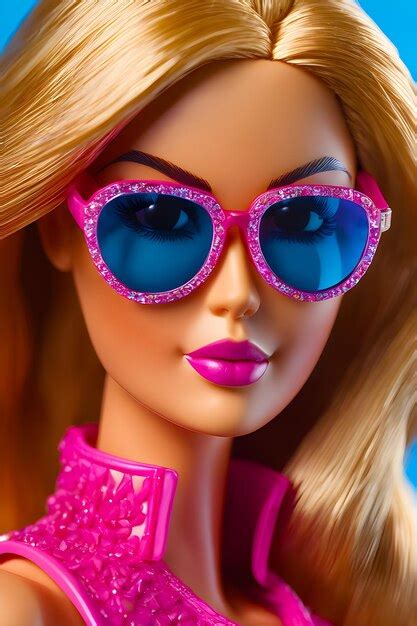 Premium AI Image | barbie with sunglasses lots of detail photography ...