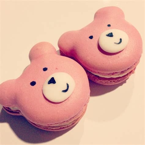 Bear-shaped Macarons | Macarons, Shapes, Creation