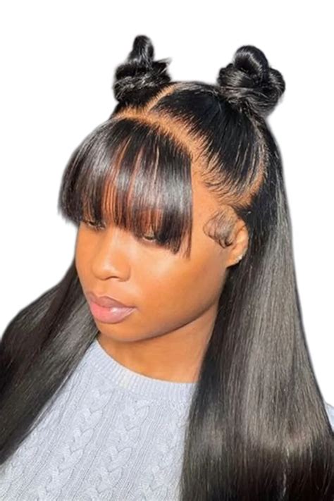 air fringe front bangs hd lace handmade brazilian virgin hair