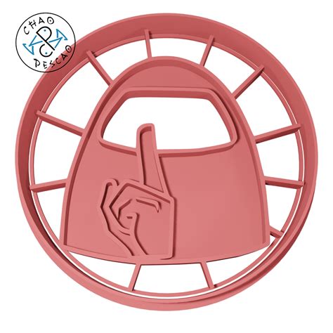 stl file   logo silence hand cookie cutter fondant