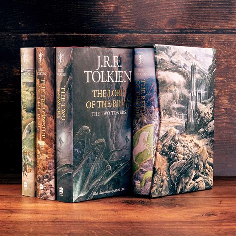 The Hobbit & The Lord Of The Rings Boxed Set, The Illustrated Editions ...