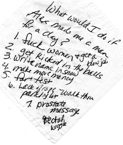 Reticulated Writer: If I were a man for 24 hours