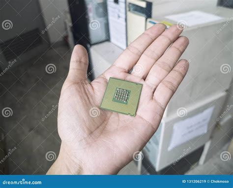 cpu stock image image  support semiconductor