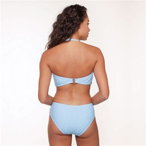 Ladies Bandeau Bikini,back Closure, Detachable Straps,sturdy Silicone ...