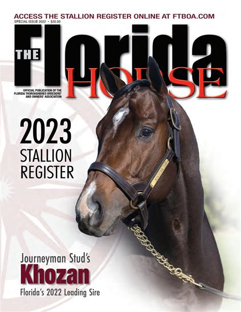 The Florida Horse - 2023 Stallion Register by Florida Equine