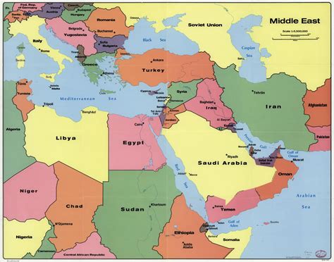 world map of middle east region 3