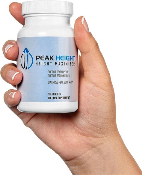 Peak Height Maximizer - 540 Tablets Pack for Height Growth | 6-Month Supply