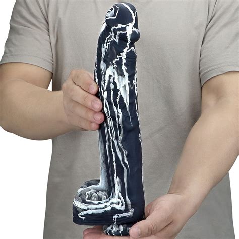 XXL Realistischer Dildo mit Starkem Saugnapf,Weichen Zwei Layer Silikon