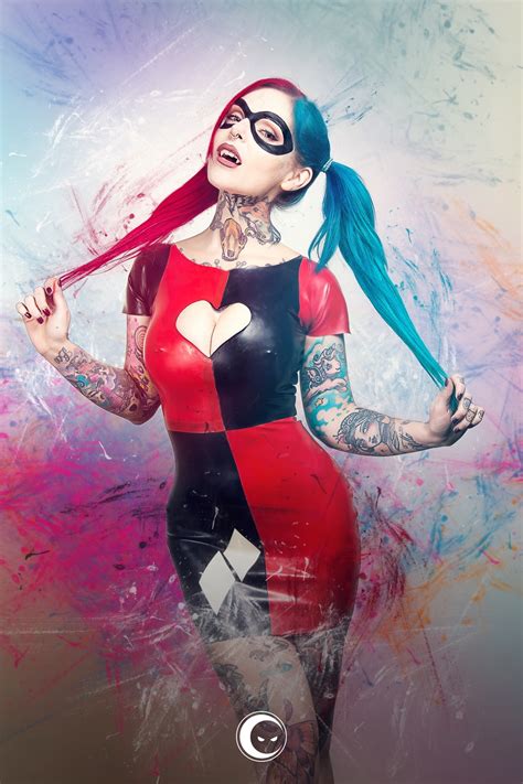 Riae in a Harley dress (x-post from r/RiaeSuicide) : r/HarleyQuinn