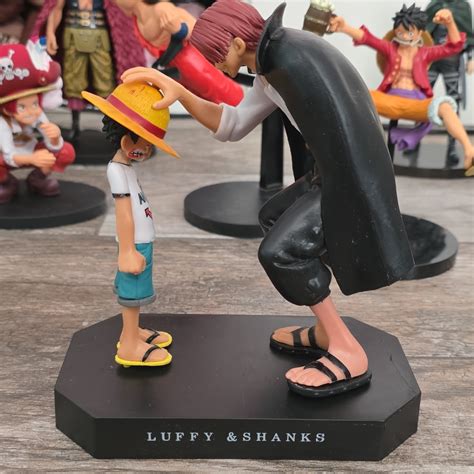One Piece Luffy & Shanks Animation Statue PVC Figure Anime Manga