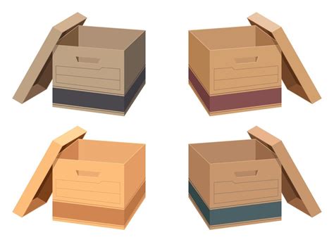 storage box vector design illustration isolated  white background