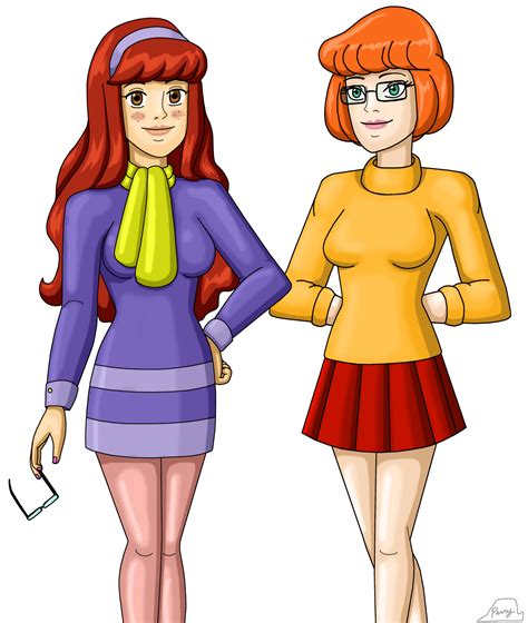Velma And Daphne Halloween by PerryWhite on DeviantArt