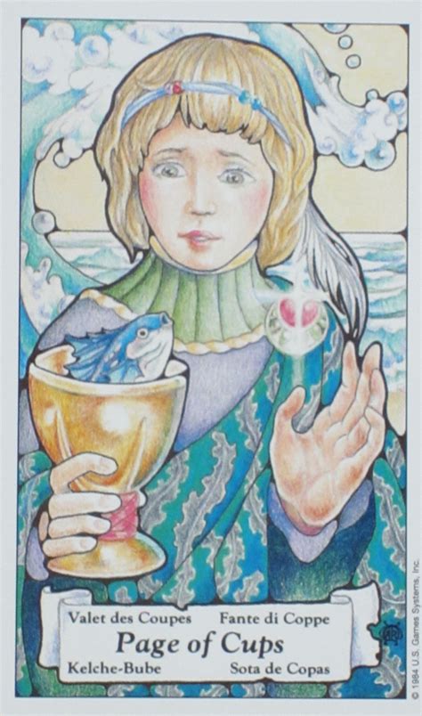 Page of Cups ~ Tarot Card for Wednesday - Daily Tarot Girl