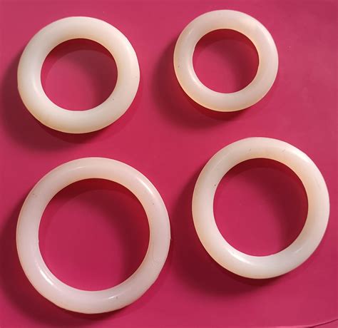 Silicon Vaginal Ring Pessary Set of 4 for Vaginal Prolapse for women