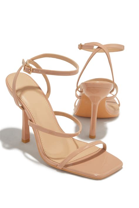 Miss Lola | Jenny Nude Single Sole High Heels – MISS LOLA