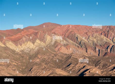 Serranía de Hornocal, the hill of the fourteen colors in the Quebrada