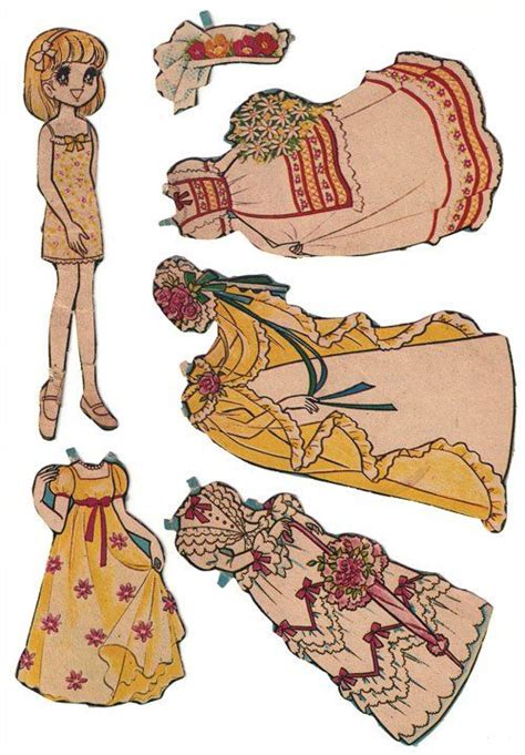 paper dolls paper dolls printable anime paper