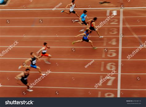 track  field finish    royalty  licensable stock