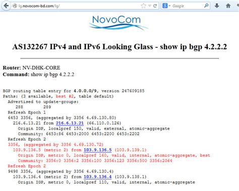 How to set up BGP Looking Glass server on CentOS - Xmodulo