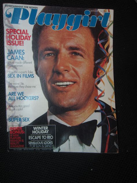 PLAYGIRL January 1977 JAMES CAAN Tom Gagen NUDE centerfold BILL LUCIDI