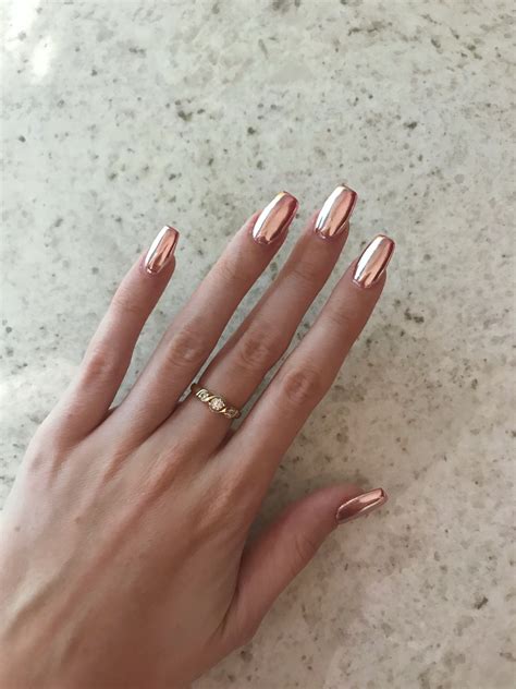 nail polish color rose gold 2