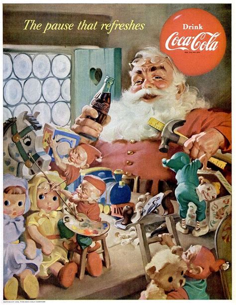 12 vintage Coca-Cola Christmas ads, starring Santa Claus (1931-1963 ...