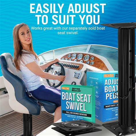Adjustable Boat Seat Pedestal Mount – Better Boat