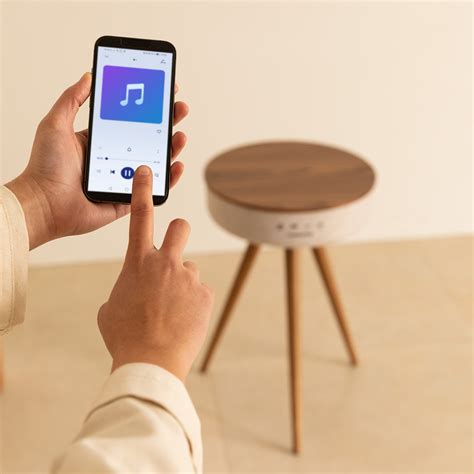 SPEAKER TABLE - Bluetooth Speaker Table and Wireless Smartphone Charger - Create