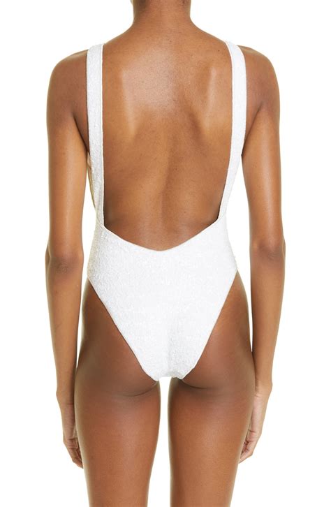Oséree Sequin One-Piece Swimsuit | Nordstrom