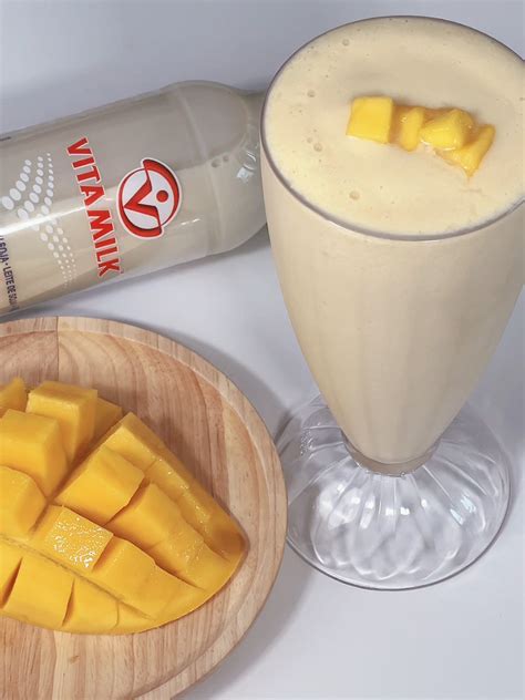 refreshing vitamilk mango smoothie recipe tiktok