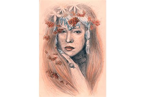 Graphic melancholy: portraits drawn in pencil on Behance