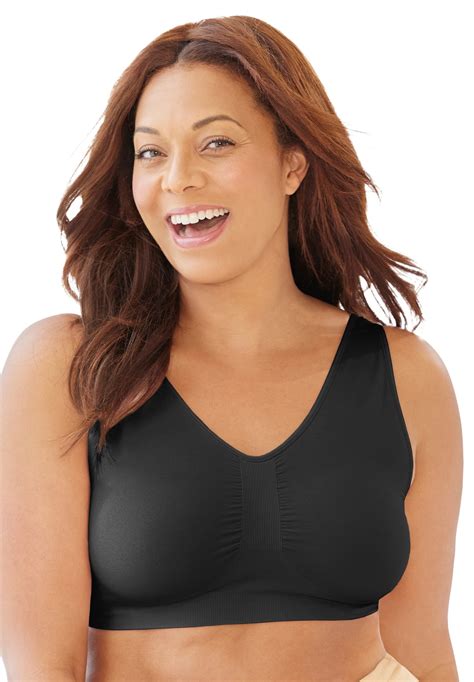 Secret Solutions Women's Plus Size Wireless Seamless Bra - Walmart.com