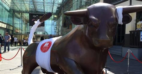 Birmingham's famous Bull statue dressed to impress - Birmingham Live