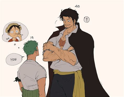 썸 (@zorogetsome) on X | Luffy adult, Zoro x luffy fanart, Modern one