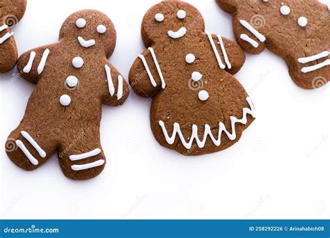 Gingerbread cookies stock photo. Image of face, shape - 258292226