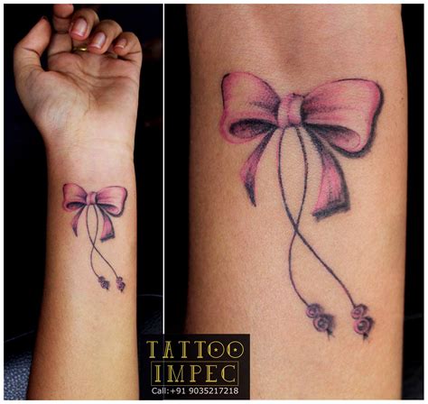 bow tattoo cute