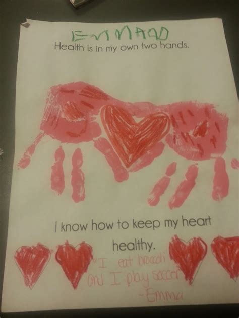 Pre-K with Mrs. Winter: Health and Hygine | Heart healthy activities
