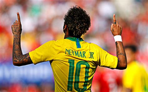 Download wallpapers Neymar Jr, Brazil National Football Team, T-shirt ...