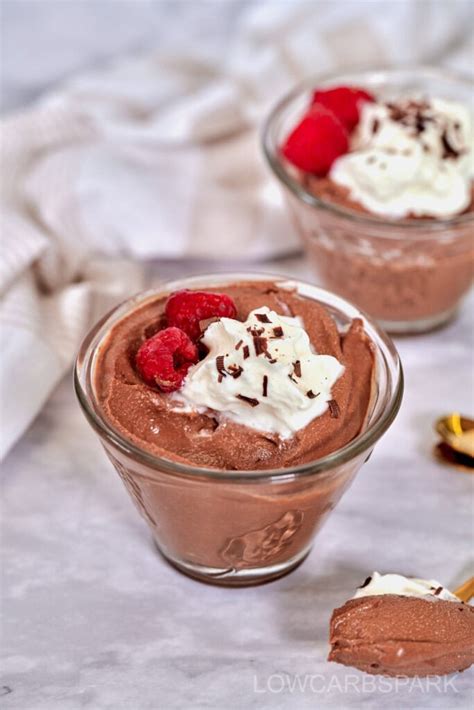 Cottage Cheese Chocolate Mousse - Low Carb Spark