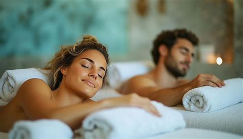 Relaxing Couples Massage in Luxurious Spa Setting | Premium AI