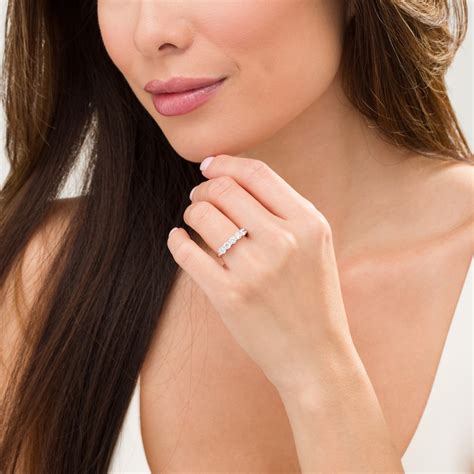 Zales Private Collection 1 CT. T.W. Certified Colorless Diamond Five ...