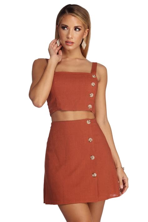 Remember Me Linen Crop Top | Linen crop top, Ladies dress design, Diy skirt