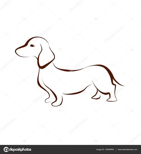 dachshund drawing 2