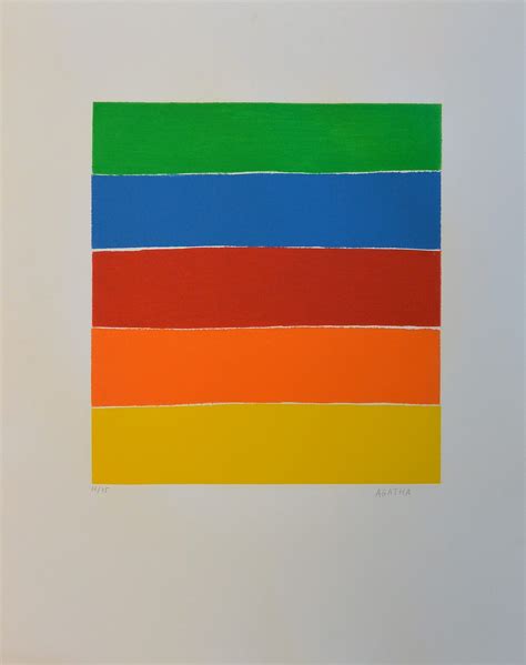 Agata Ruiz de la Prada - "Suite primera mirada, Arco Iris" grabado