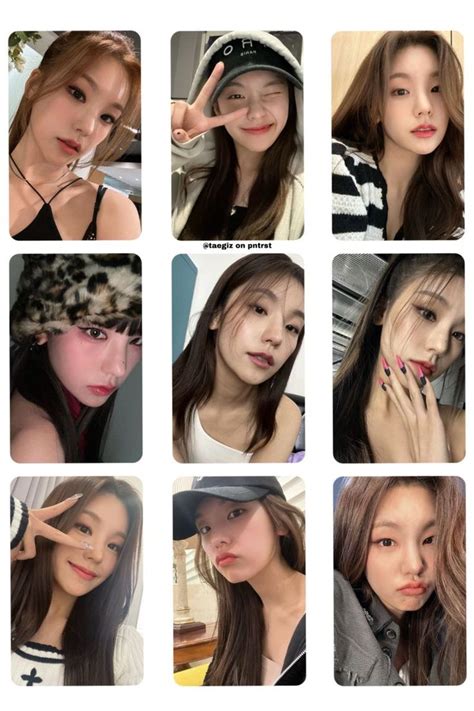 yeji itzy pc template | Printable photo card, Photo card printing ...